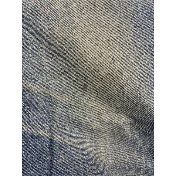 Vintage Levi's 540 Relaxed Jeans Men's W40 Blue Denim Tapered Leg Leather Patch - Picture 9 of 13